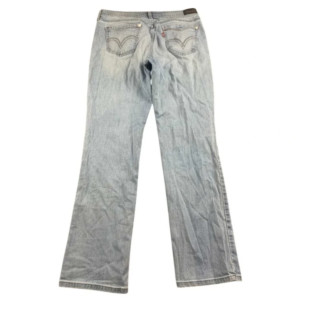 Levi's‎ Jeans Men W30 L32 505 Straight Leg Blue Denim Light Wash Stretch